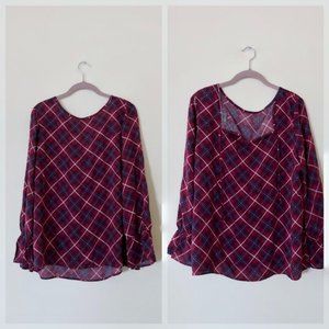 Burgundy blouse, Soft cotton blouse from Yessica ✿